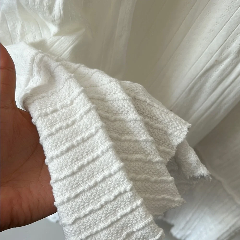 We The Free Cream Textured Knit Top - Picture 5 of 5